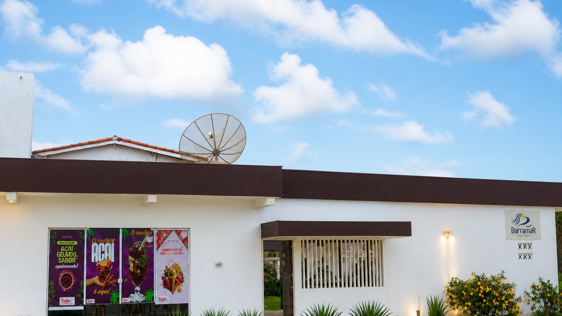 Área externa do Barramar Apart Hotel
