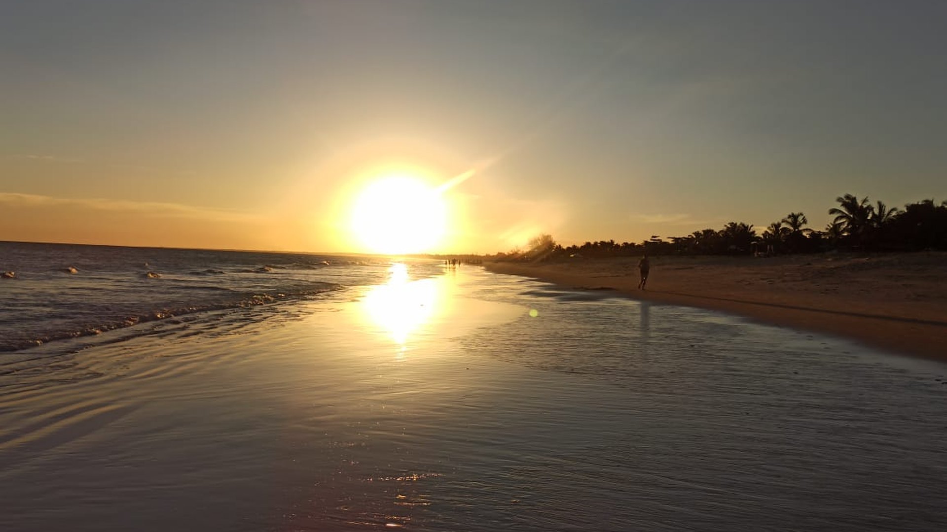 Pôr do sol em Nova Viçosa