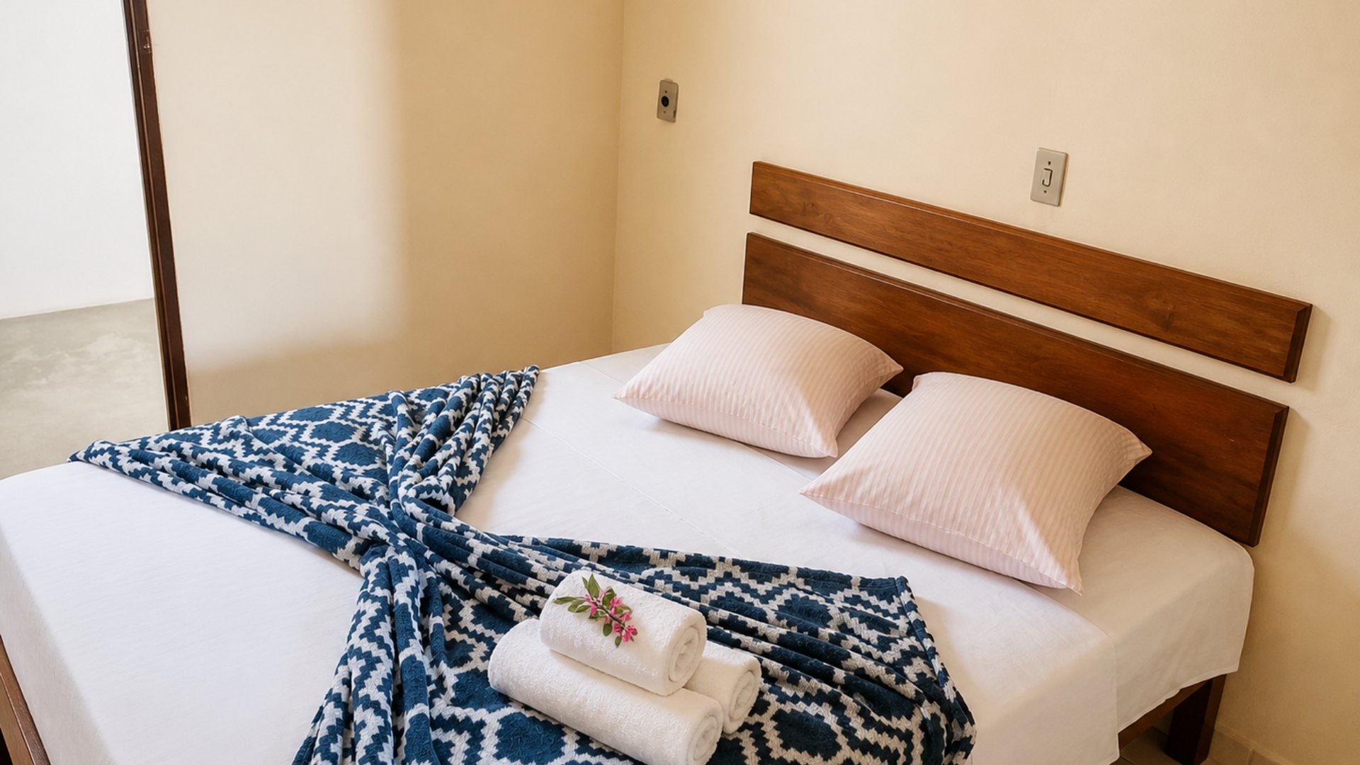 Quarto casal preparado
