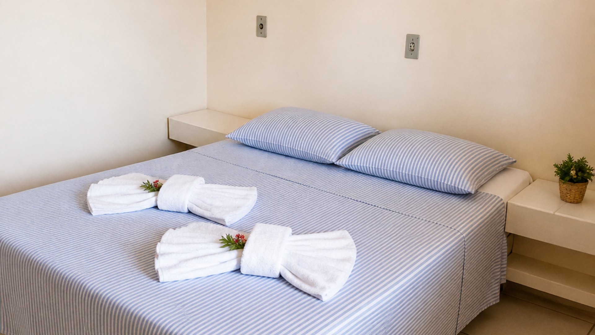 Quarto com cama casal